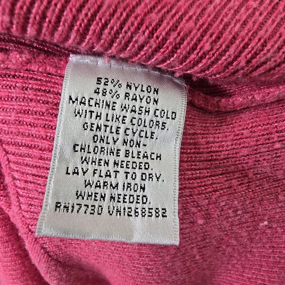 Mossimo Pink Pullover Loose Fit Sweater Women's Size Med - Picture 6 of 6